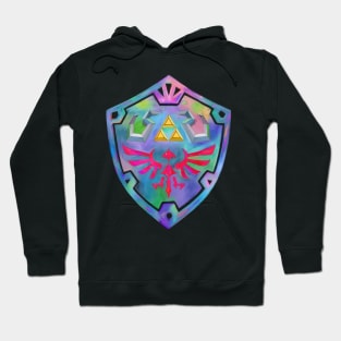 colorful shield Hoodie